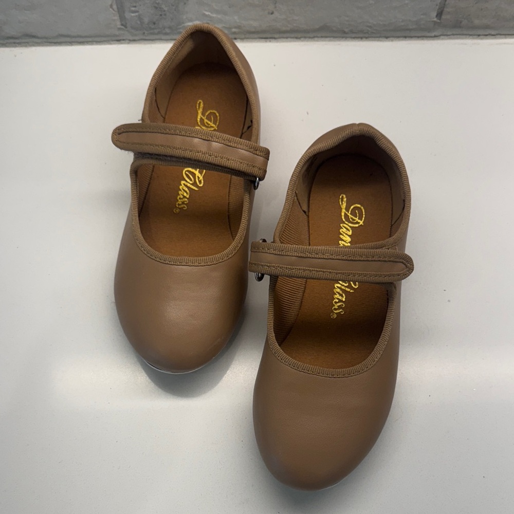 Classic Tan Kids tap shoes - Picture 4 of 6